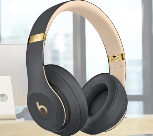 Beat Studio 3 Headband and Hinges Same as the OEM Arch Band + Hinge Repair Kit Compatible with Beats Studio3/A1914, Studio 2 Wired/Wireless (B0500/B0501), Studio Pro/A2924 Headphones (Shadow Gray) - color: Gray