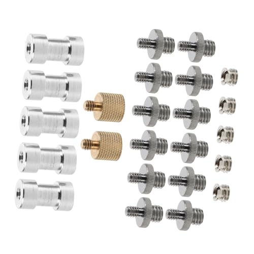 POPETPOP Tripod Adapter Screw Set Aluminum Alloy Lightweight Microphone Thread Adapter for Photography Studio and Photography and Audio Setups Secure and Stable Connection