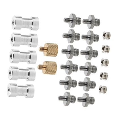 POPETPOP Tripod Adapter Screw Set Aluminum Alloy Lightweight Microphone Thread Adapter for Photography Studio and Photography and Audio Setups Secure and Stable Connection