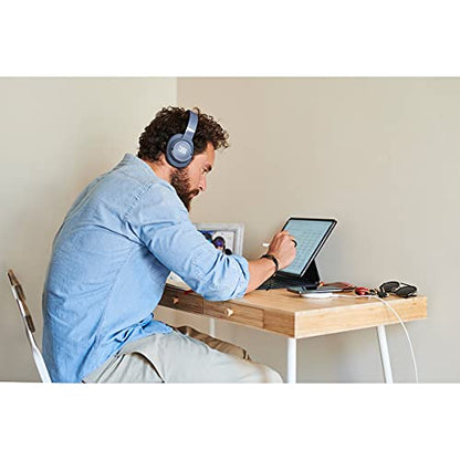 JBL Tune 760NC - Lightweight, Foldable Over-Ear Wireless Headphones with Active Noise Cancellation - Blue (Renewed) - color: Blue