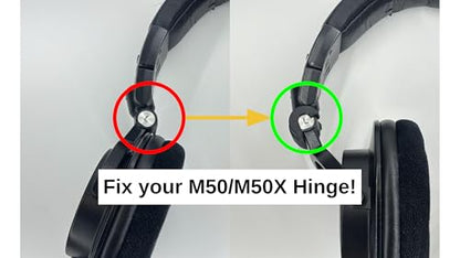 2X Audio Technica ATH-M50 / ATH-M50x / M50x / M50 Hinge Repair Fix Kit, Headphone Accessories, Repair Parts