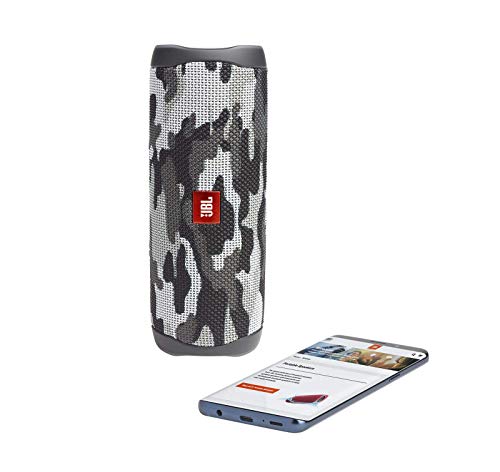 JBL Flip 5 Portable Waterproof Wireless Bluetooth Speaker - Black Camo (Renewed) - color: Black Camo