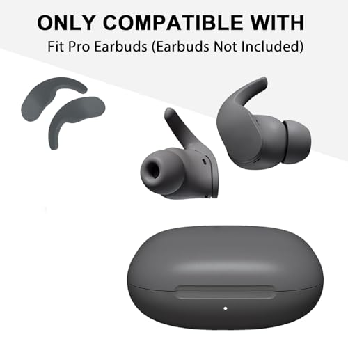 Fit Pro Ear Hook Wingtips for Beats Fit Pro Earbuds(Left & Right Sage Gray) | Durable Replacement Ear Hooks,Silicone Repair Parts Fit Pro Ear Wings Replacement