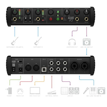 IK Multimedia AXE I/O + AmpliTube 5 MAX Bundle - style: AXE I/O + TONEX MAX + AmpliTube 5 MAX