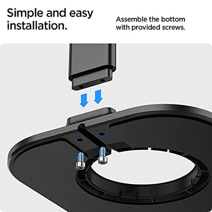 Spigen Premium Aluminum Headphone Stand for AirPods Max 1/2 (2020/2026) | Universal Compatibility for AirPods Max, Sonos Ace, Bose, Beats, Sony, PlayStation, etc [Charger Not Included] - Space Gray - color: Space Gray