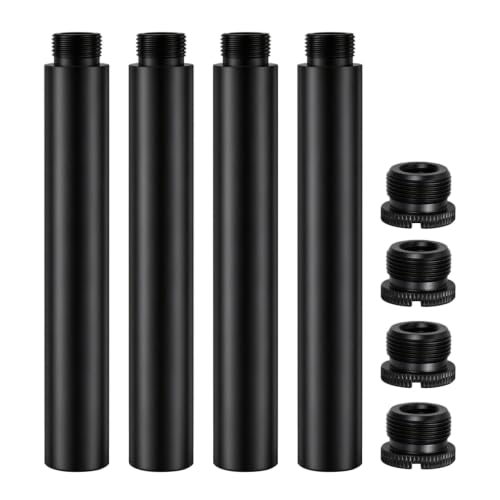 6 Inch Mic Stand Extension Tubes KE26XL, 5/8-27 Male to Female, 4 Pack - size: 6-INCH 2PCS (Pack of 2)