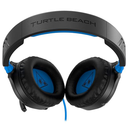 Turtle Beach Recon 70 Multiplatform Gaming Headset for PS5, PS4, Xbox Series X|S, Xbox One, PC & Mobile w/ 3.5mm Wired Connection - Flip-to-Mute Mic, 40mm Speakers, Lightweight Design, Black