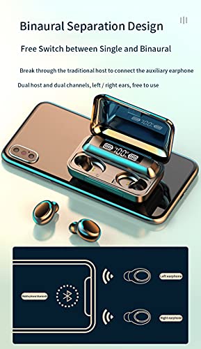 2023 Newest Wireless Earbuds Bluetooth 5.0 Headphones Mini Stereo Earphones in-Ear Built-in Mic Headset Headset with Charging Box for iOS Android - size: WW988