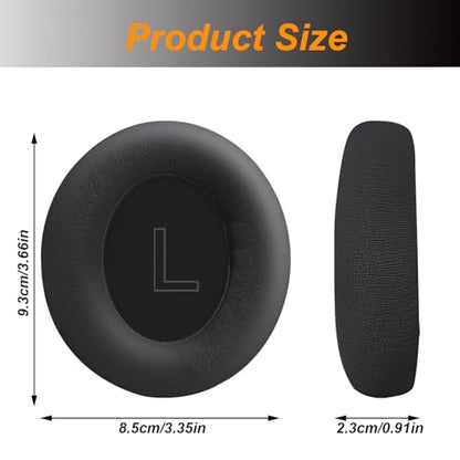 Replacement Ear Pads for Anker Soundcore Life Q30 / Q35 Bluetooth Headphone, Headphones Ear Cushions Covers for Anker Soundcore Life Q30BT / Q35BT Headset Accessories Ear Cups Repair Part-Black