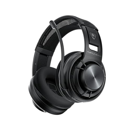 Turtle Beach Atlas Air Wireless Open-Back Headset for PC, PS5, PS4, Mobile | PlayStation, 24-Bit High-Fidelity Audio, Adjustable Mic, Rechargeable 50-Hr Battery, Memory Foam Cushions, Lightweight, Black