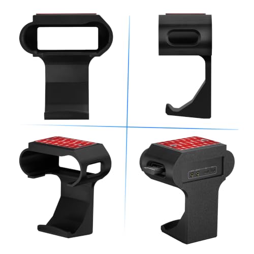 BRAINWAVZ Under Desk Mount & Game Controller Hanger for SteelSeries Arctis Nova Pro, Elite and Pro Omni Wireless Base Station – Easy Install with Screws or VHB Tape – Clean, Organized Gaming Setup - color: UM02