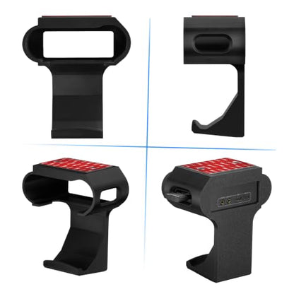 BRAINWAVZ Under Desk Mount & Game Controller Hanger for SteelSeries Arctis Nova Pro, Elite and Pro Omni Wireless Base Station – Easy Install with Screws or VHB Tape – Clean, Organized Gaming Setup - color: UM02