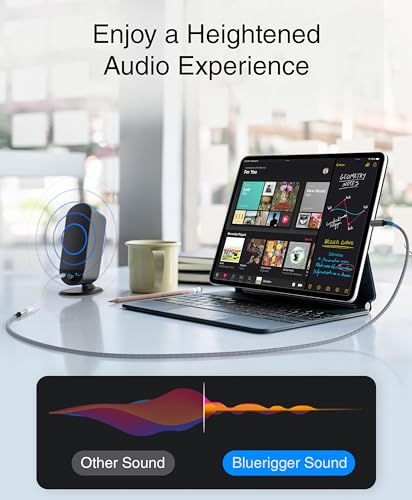 BlueRigger 3FT Female AUX to USB C Adapter - USB C to 3.5mm Audio Adapter Cable - Compatible with Phone, Tablet, Laptop - size: 36 in