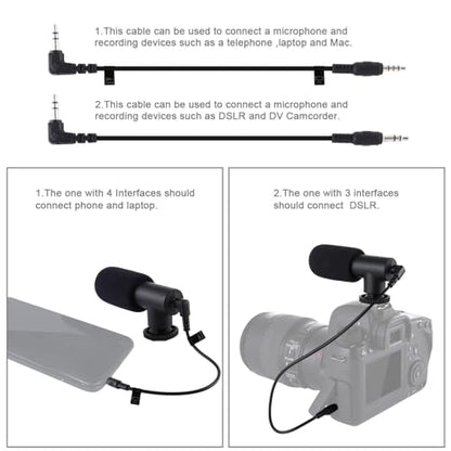 PULUZ U/C Shape Portable Handheld Bracket Stabilizer Kits Handle Grip + LED Studio Light + Video Microphone Kit with Cold Shoe Tripod Head for All SLR Cameras and Home DV Camera Smartphones - style: stabilizer kits 4