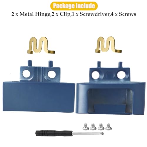 Solo4 Hinge Replacement Headband Connector Metal Folding Repair Parts Clip Cover Pin Kit Accessories Compatible with Beats Solo 4 Headphone. (Slate Blue) - color: Slate Blue