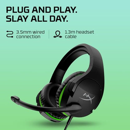 HyperX CloudX Stinger Core - Official Licensed for Xbox, Gaming Headset with In-Line Audio Control, Immersive In-Game , Microphone - size: Wired, style: CloudX Stinger Core