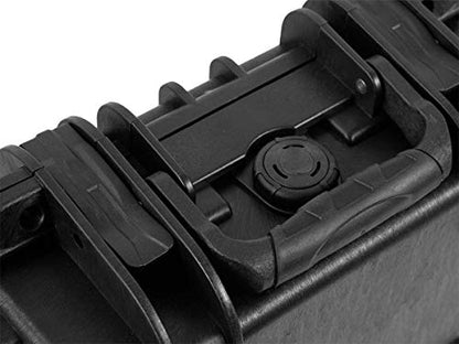Monoprice Weatherproof/Shockproof Hard Case - IP67, Customizable Foam, 10" x 8" x 4", Black - Pure Outdoor Collection - color: Black, size: 3 Liter, style: Case
