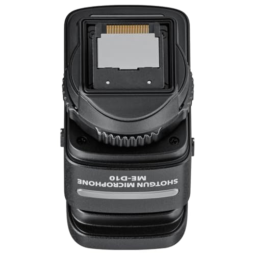 Nikon ME-D10 Shotgun Microphone for ZR Digital Accessory Shoe | Multi-Pattern Pickups and 32-bit Float Audio Recording, Professional-quality audio, Style, Two modes