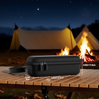 ProCase Hard Case for Bose SoundLink Flex 2nd/1st Gen Speaker - Black | Hard Travel Storage Case with Mesh Pocket, Shoulder Strap and Carabiner for Bose SoundLink Flex 2nd/1st Gen Speaker - color: Black