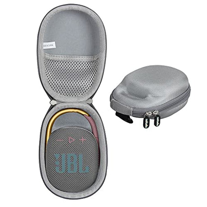 adada Travel Case for JBL Clip 4/JBL Clip 5 - Portable Mini Bluetooth Speaker (Gray) - color: Gray