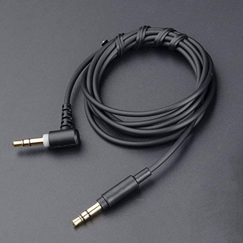 Replacement WH-1000XM5 WH-1000xm3 Headphones Audio Cable Aux Cord Compatible with Sony MDR-10R / MDR-100ABN / MDR-1A / MDR-XB950B1 / MDR-1000X / MDR-1ADAC/WH-1000XM4 Headphones - Black - color: Black 1