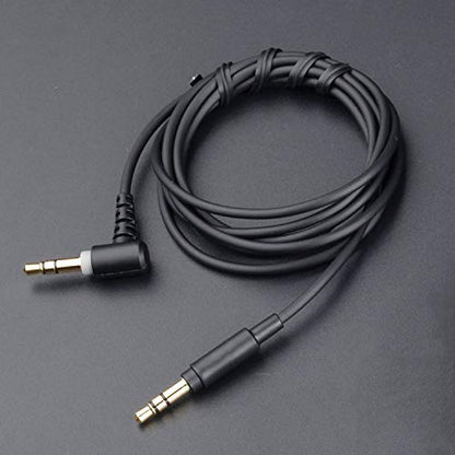 Replacement WH-1000XM5 WH-1000xm3 Headphones Audio Cable Aux Cord Compatible with Sony MDR-10R / MDR-100ABN / MDR-1A / MDR-XB950B1 / MDR-1000X / MDR-1ADAC/WH-1000XM4 Headphones - Black - color: Black 1