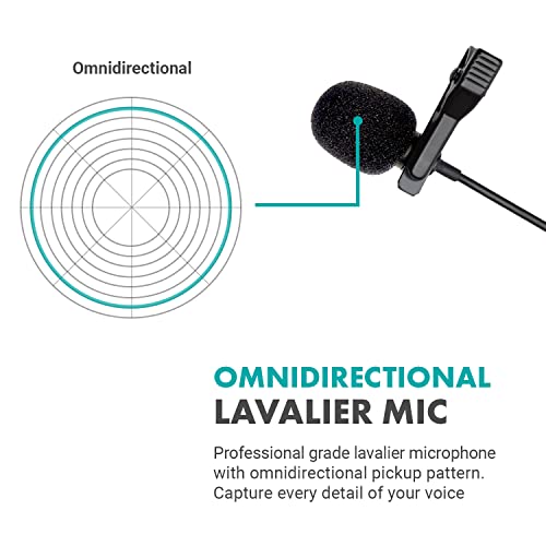Movo WMX-1-UL USB-C Wireless Lavalier Microphone- USB Wireless Lapel Microphone for Computer, Smartphones, and Tablets- Wireless USB & USB-C Receiver, Transmitter, and Omnidirectional Lav Microphone - style: 1 Transmitter