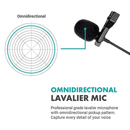 Movo WMX-1-UL USB-C Wireless Lavalier Microphone- USB Wireless Lapel Microphone for Computer, Smartphones, and Tablets- Wireless USB & USB-C Receiver, Transmitter, and Omnidirectional Lav Microphone - style: 1 Transmitter