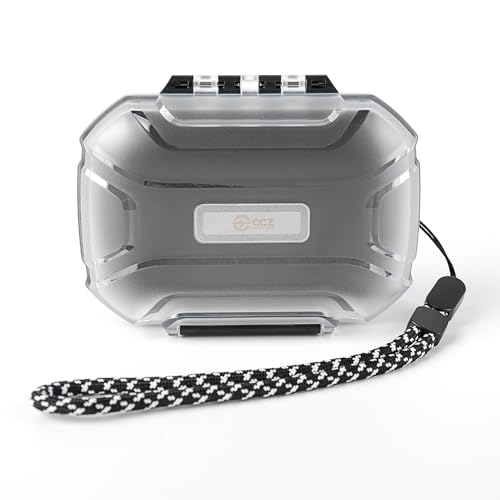 EZ EAR CCZ Taichi Portable IEM Case, Water-Resistant Earbuds Storage Hard Box, Travel Carrying Case for Headphones Compatible with Moondrop CHU II,KZ ZS10 PRO,CCZ Melody (Gray)
