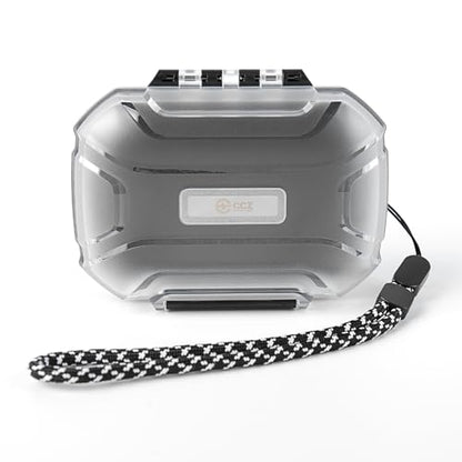 EZ EAR CCZ Taichi Portable IEM Case, Water-Resistant Earbuds Storage Hard Box, Travel Carrying Case for Headphones Compatible with Moondrop CHU II,KZ ZS10 PRO,CCZ Melody (Gray)