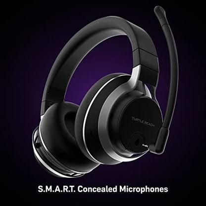 Turtle Beach Stealth Pro Multiplatform Wireless Noise-Cancelling Gaming Headset for PS5, PS4, PC, Mac, Mobile – Swappable Batteries – Black - style: Stealth Pro PlayStation