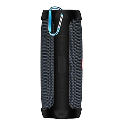 Silicone Case Skin Protective Sleeve Cover Shell for JBL Charge Essential Bluetooth Speaker - color: black