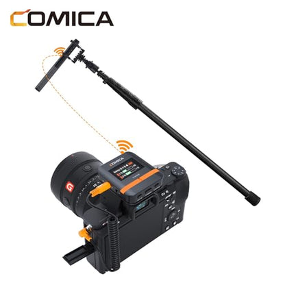comica VM40 Combo Wireless Shotgun Microphone,2.4G Super Cardioid Polar Pattern,48kHz/32-bit Float Recording,Wired/Wireless Dual Modes,32G On-Board Recording Mic(VM 30 Upgraded Version) - size: Comica CVM-VM40 Combo