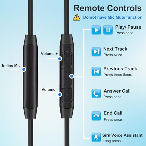3.5mm to 2.5mm Audio Cable Replacement Cord for Bose Headphones Aux Wire | In-line Mic, Volume Control, Work for Bose NC700 QuietComfort Ultra 45 QC45 QC35II QC35 QC25 JBL Tune 720BT 660NC 670NC 770NC