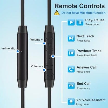 3.5mm to 2.5mm Audio Cable Replacement Cord for Bose Headphones Aux Wire | In-line Mic, Volume Control, Work for Bose NC700 QuietComfort Ultra 45 QC45 QC35II QC35 QC25 JBL Tune 720BT 660NC 670NC 770NC
