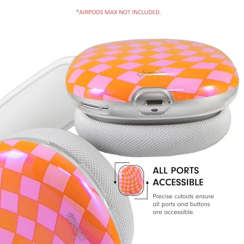 Sonix Protective Case for AirPods Max 2 & 1 | Headphones Cover | Checkmate Pink - color: Checkmate Pink