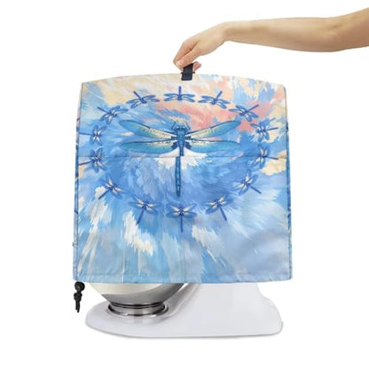 Stand Mixer Dust-Proof Cover, Stand Blender Cover Scratchproof Stand Mixer Protective Cover Fashion Kitchen Deocr Mixer Anti Fingerprints Cover Dragonfly - color: Dragonfly, size: S