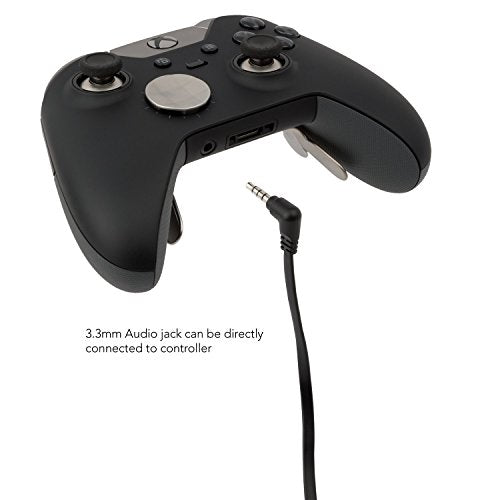 PDP Gaming LVL1 Wired Chat Headset With Noise Cancelling Microphone: Black - Xbox One - color: Black, style: Xbox One