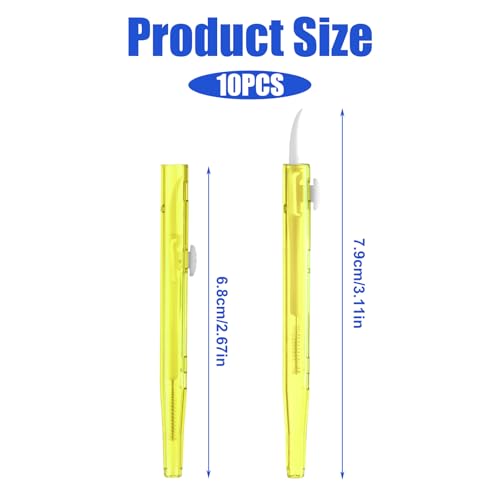 10 Pcs Phone Charge Port Cleaning Tool Kit Anti-Clogging Mini Brushes Cleaner Charging Port Cleaner Dual Side Multifunction Tools for Phone Camera Lens Speaker and Receiver - color: Yellow