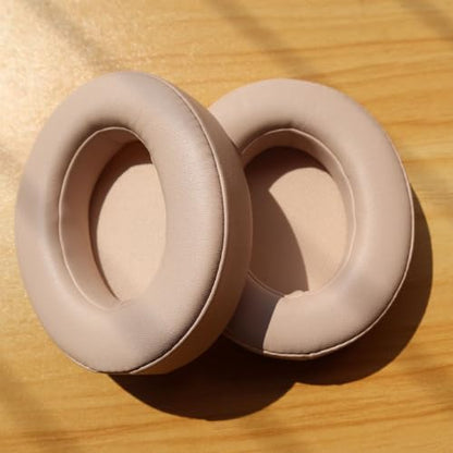 Beats Studio 3 Ear Pads, BUTIAO Replacement Protein Leather Earpads Memory Foam Ear Cushion Cups Repair Parts for Beats Studio 3 Studio 2 Wireless Wired Headphones by Dr.Dre (Champagne) - color: Champagne