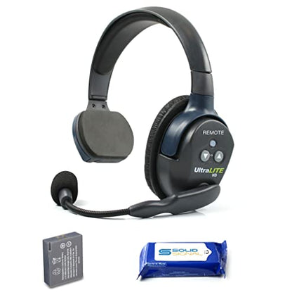 Solid Signal Eartec ULSR Ultralite HD Single Ear Remote Headset Full Duplex Wireless with Rechargeable Battery - size: Single Ear