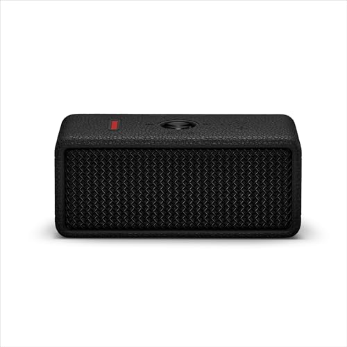 Marshall Emberton III Portable Bluetooth Speaker - Rugged Waterproof/Dust-Proof Design | Loud Stereo Sound, Deep Bass | Compact and Wireless for Travel and Outdoors - Black and Silver - color: Black & Silver