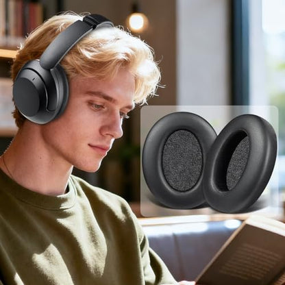 SOULWIT Earpads for Sony WH-XB910N (Not Fit WH-H910N) - Black - color: Black