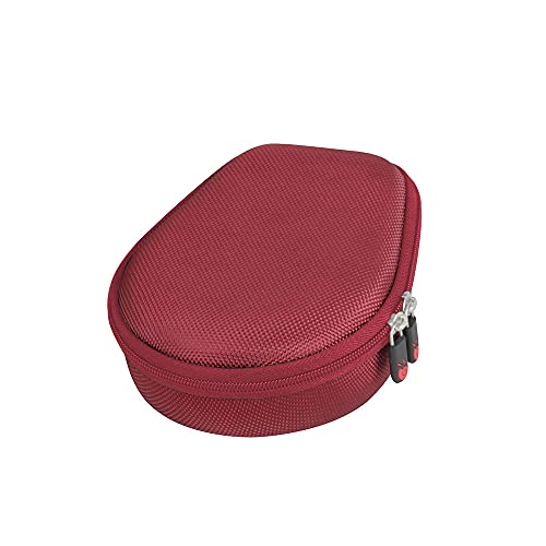 Hermitshell Case for AfterShokz Trekz Air/AfterShokz Aeropex/Titanium Mini/Shokz OpenRun Pro/SHOKZ OpenRun Pro 2 Open Ear Wireless Bone Conduction Headphones AS650 / AS800 (Canyon Red) - color: Canyon Red