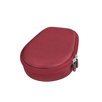 Hermitshell Case for AfterShokz Trekz Air/AfterShokz Aeropex/Titanium Mini/Shokz OpenRun Pro/SHOKZ OpenRun Pro 2 Open Ear Wireless Bone Conduction Headphones AS650 / AS800 (Canyon Red) - color: Canyon Red