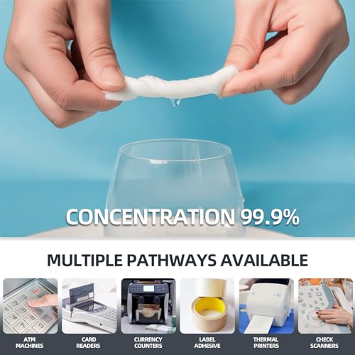 Technical Prep Pads Cleaning Wipes - 99.9% Electronic Cleaning Wipes, Multi-Purpose Non Woven Handy Wipes Cleaning Sheets for Surfaces, Printer, Industrial, Thermal Paste Remover (40PCS, 5"×6") - size: 40PCS