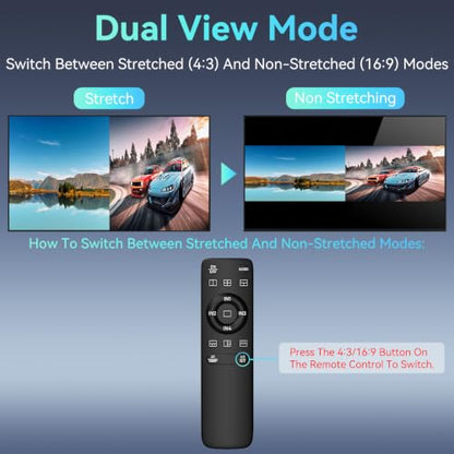 4K HDMI Multiviewer Switch 4x1 Quad Multi-Viewer Seamless Switching | with IR Remote Support 4K@30Hz 1080P@60Hz and 10 Display Modes for Security Camera, Gaming Consoles