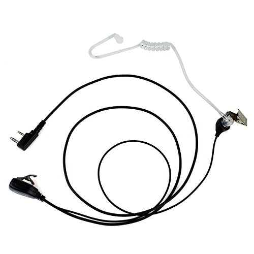 Retevis Walkie Talkie Earpiece with Mic, for RT22/RT21/RT68/H777/RT86 | Comfortable Acoustic Tube, Compatible with Pxton, Baofeng BF-888S, Kenwood walkie talkies, Surveillance Headset(1 Pack) - style: Acoustic Tube