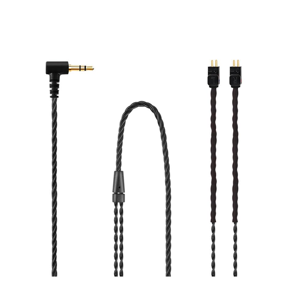 SOUNDLINK 2Pin Earphone Cable Wire for in-Ear Monitor Fits for 1964 w4r um3x es3 es5 - Black - color: Black