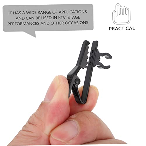 10pcs Mic Wire Clips Lavalier Microphone Clip Replacement for Mic for Streaming